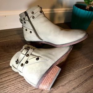 Halogen Studded Ankle Booties